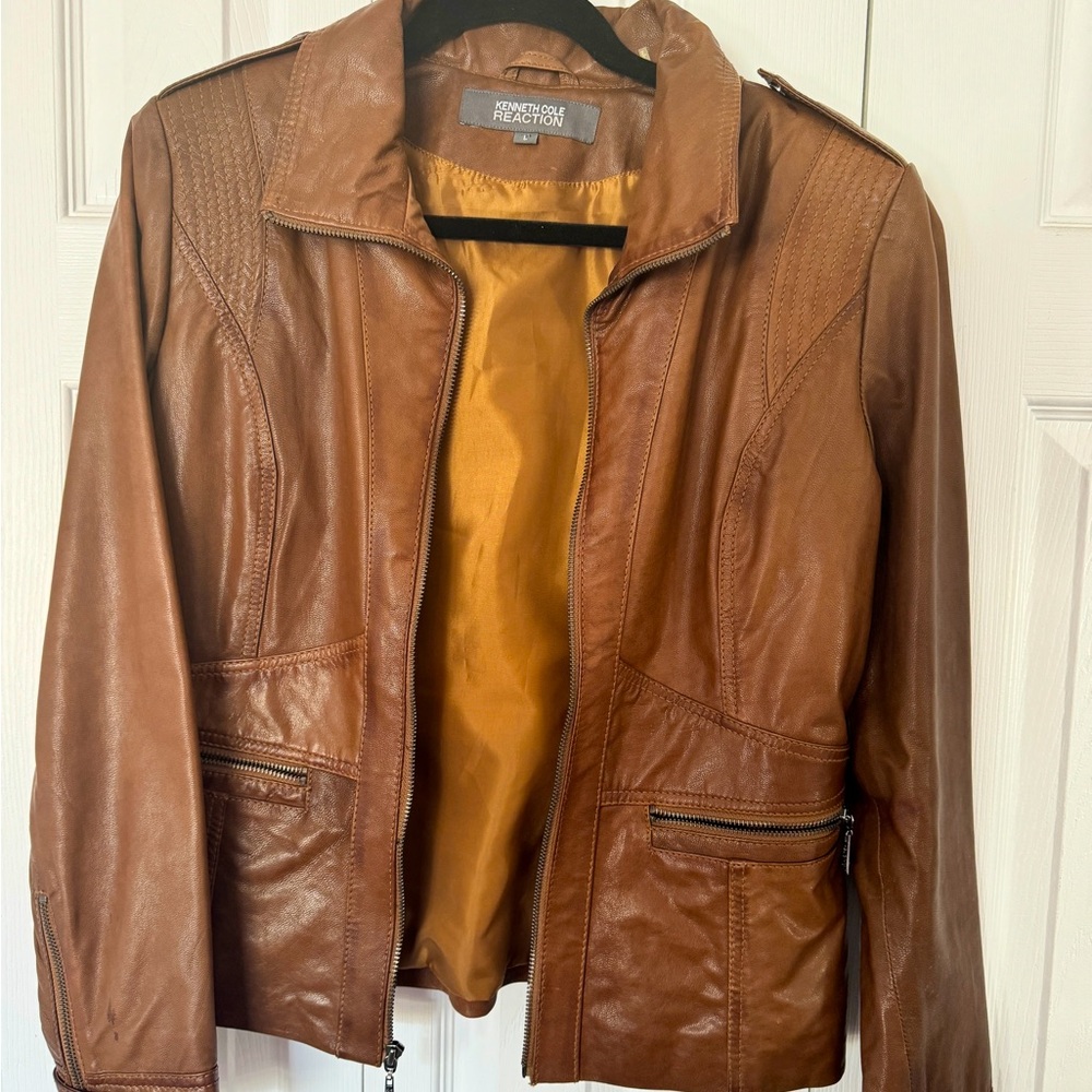 Brand New Kenneth Cole Genuine leather Jacket